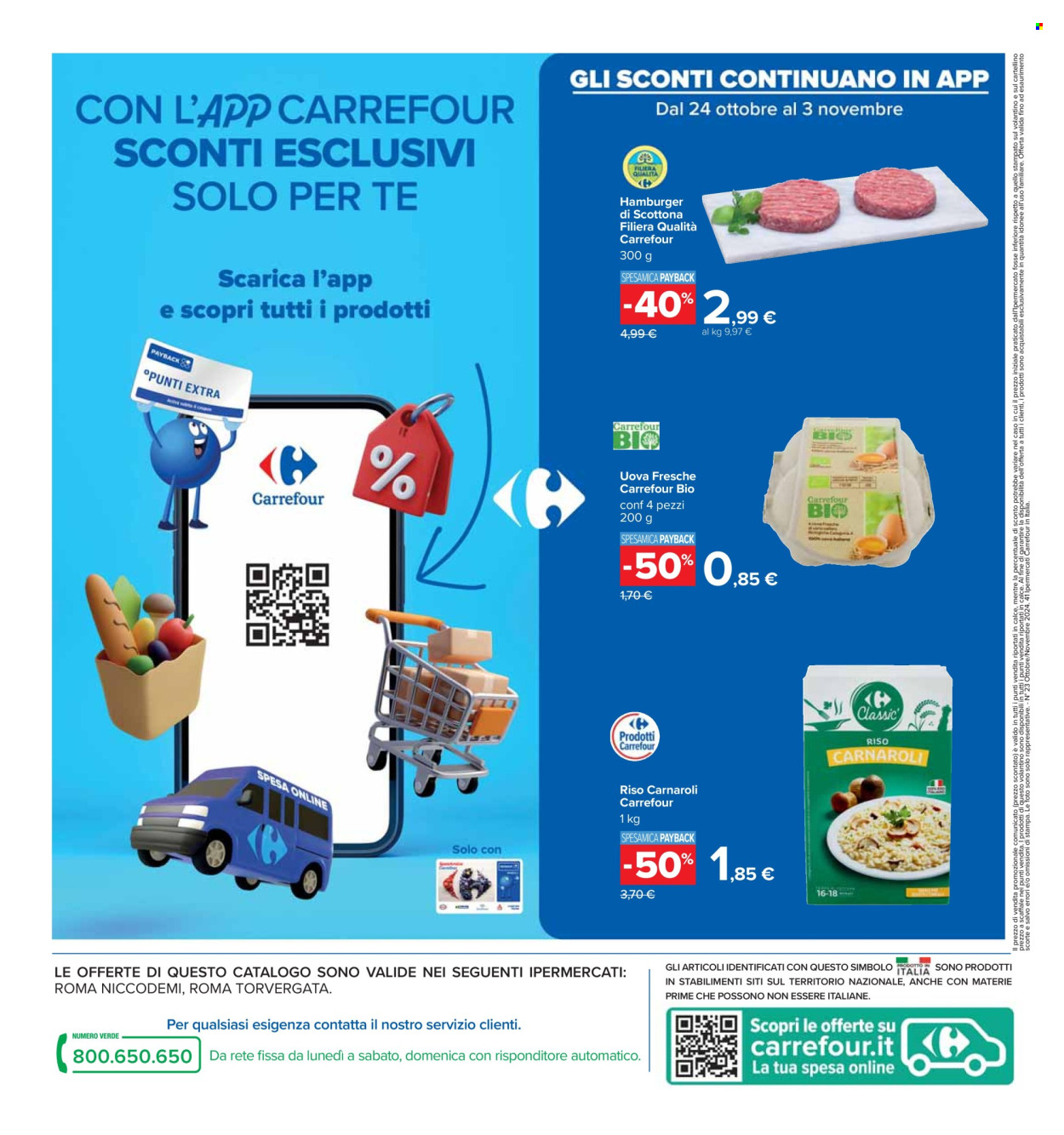 Volantino Carrefour - 24/10/2024 - 7/11/2024. Pagina 44