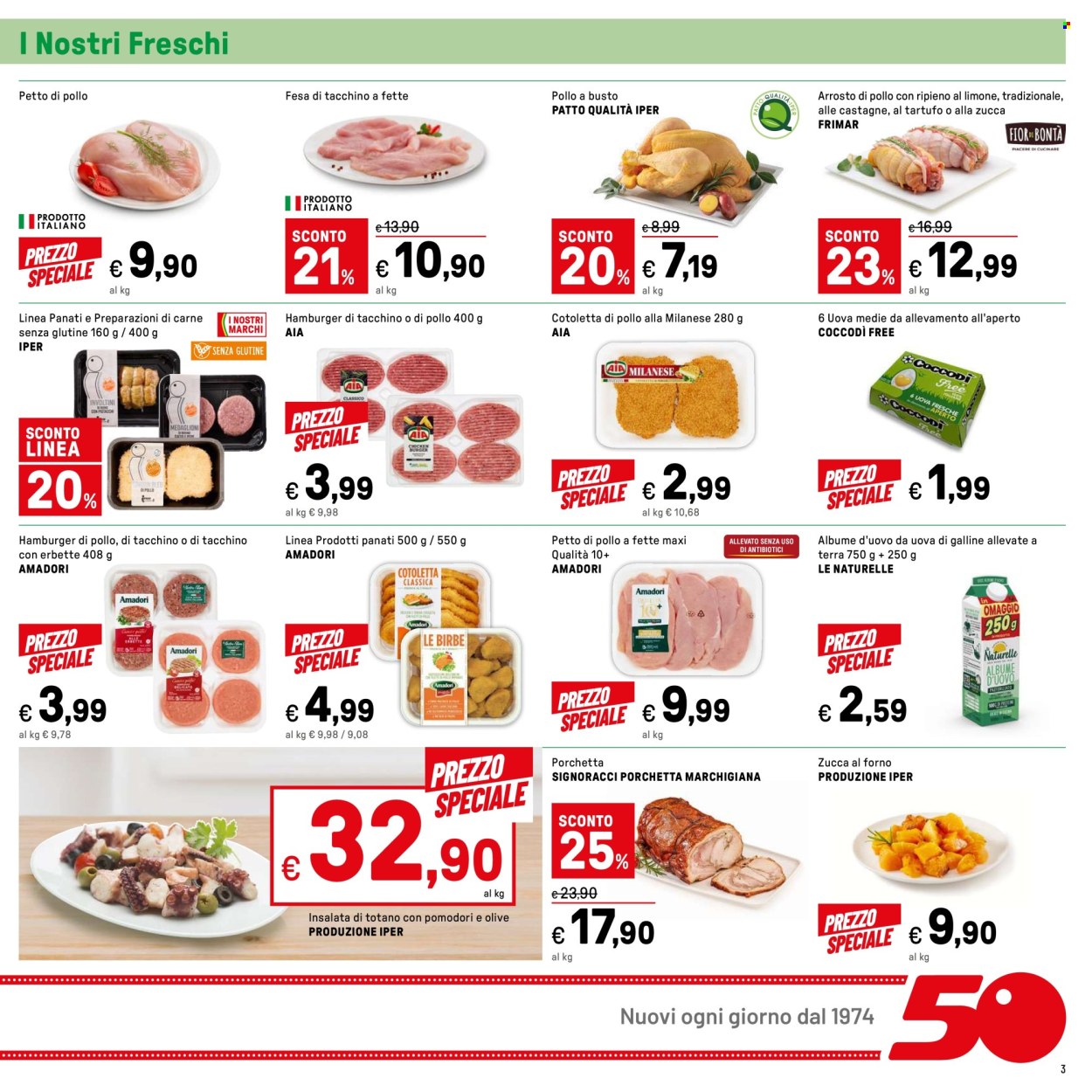 Volantino Iper, La grande i - 25/10/2024 - 3/11/2024. Pagina 3