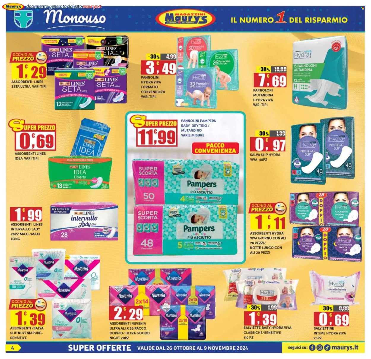 Volantino Maury's - 26/10/2024 - 9/11/2024. Pagina 4
