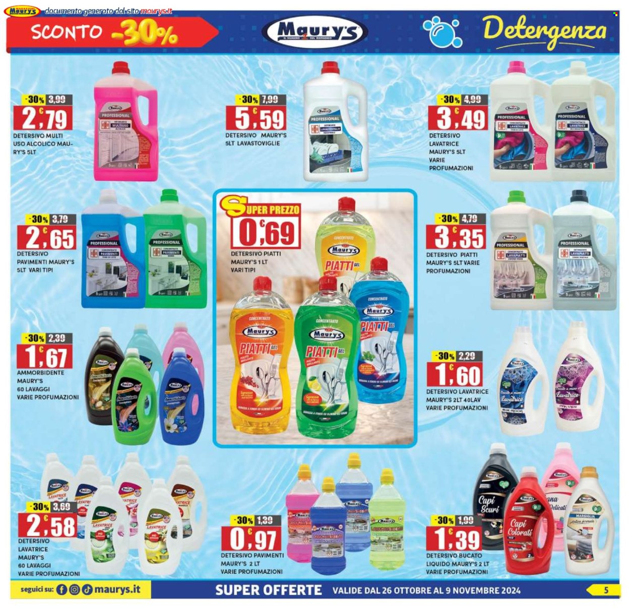 Volantino Maury's - 26/10/2024 - 9/11/2024. Pagina 5