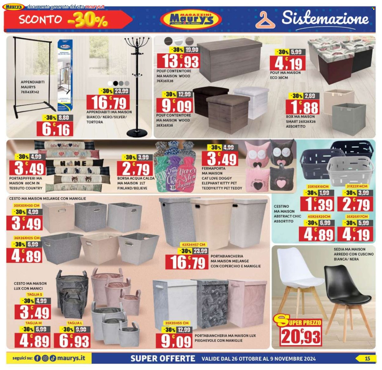 Volantino Maury's - 26/10/2024 - 9/11/2024. Pagina 15