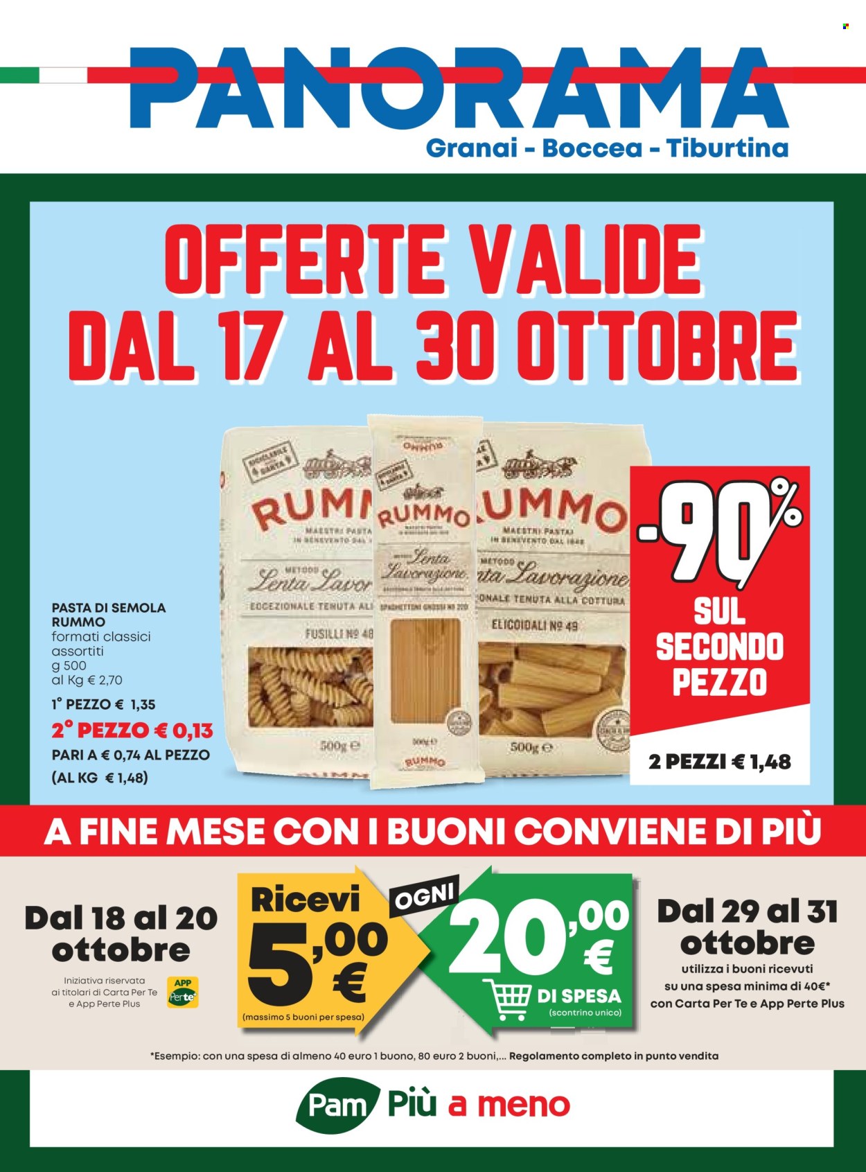 Volantino Panorama - 17/10/2024 - 30/10/2024. Pagina 1