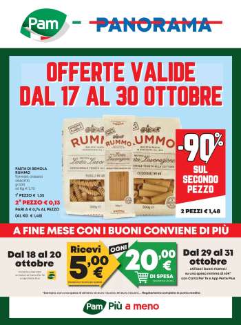 Volantino Pam Panorama - 17/10/2024 - 30/10/2024.