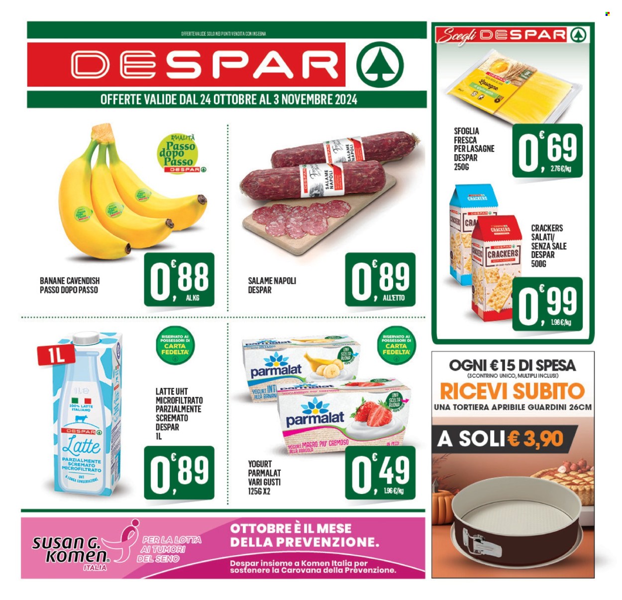 Leták Despar - 24.10.2024 - 3.11.2024. Strana 1