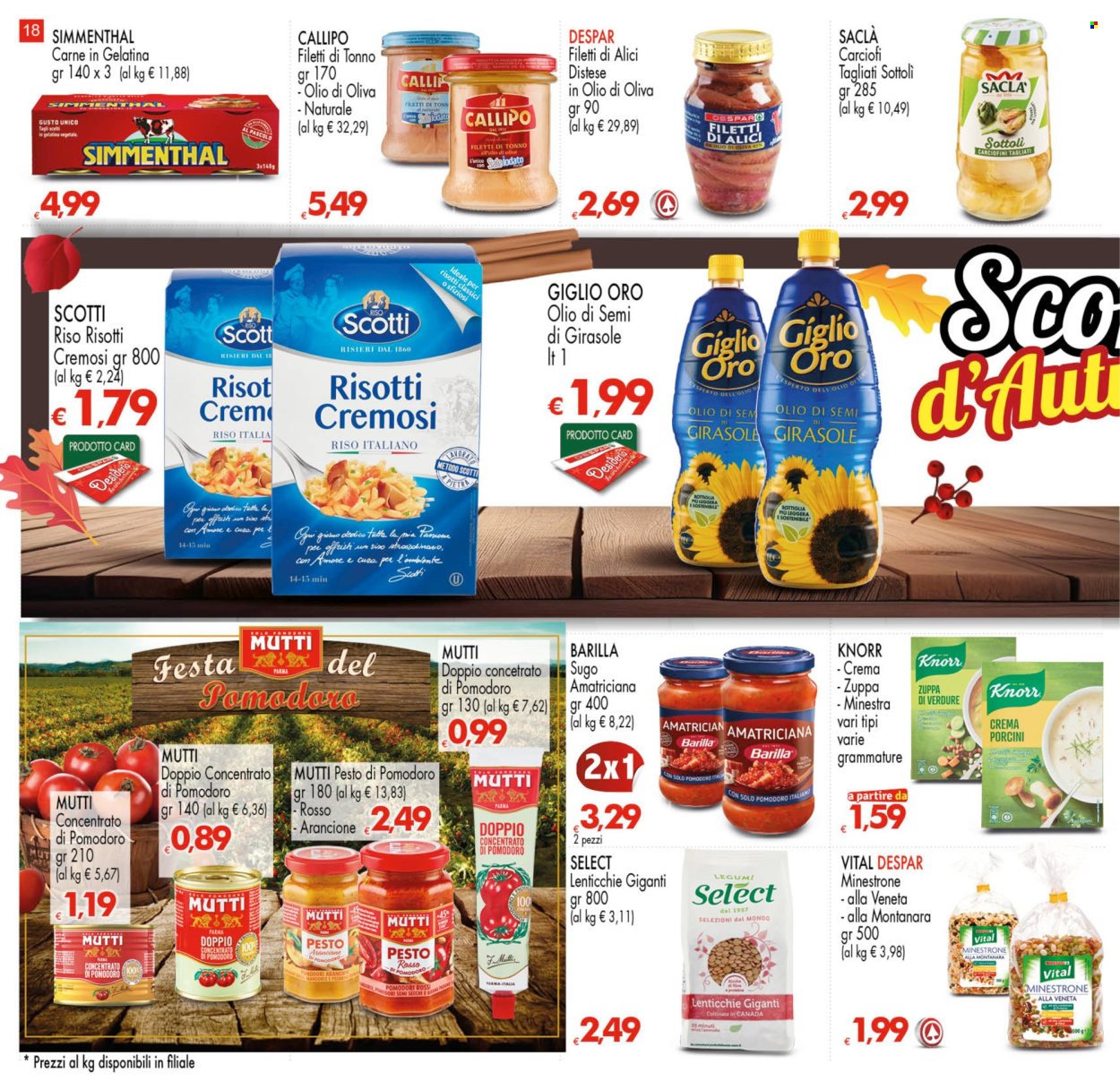 Volantino Eurospar - 24/10/2024 - 6/11/2024. Pagina 18