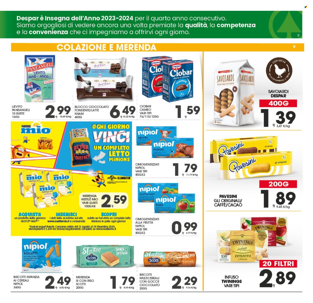 Volantino Eurospar - 24/10/2024 - 3/11/2024. Pagina 9