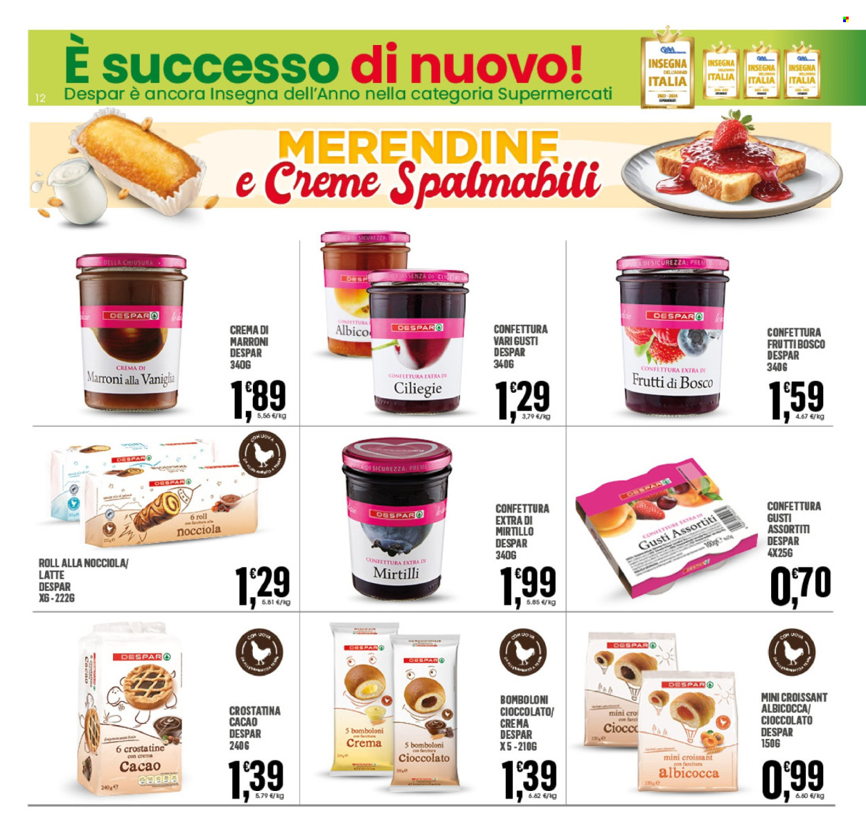 Leták Eurospar - 24.10.2024 - 3.11.2024. Strana 12