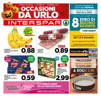 Volantino Interspar - 24/10/2024 - 3/11/2024.