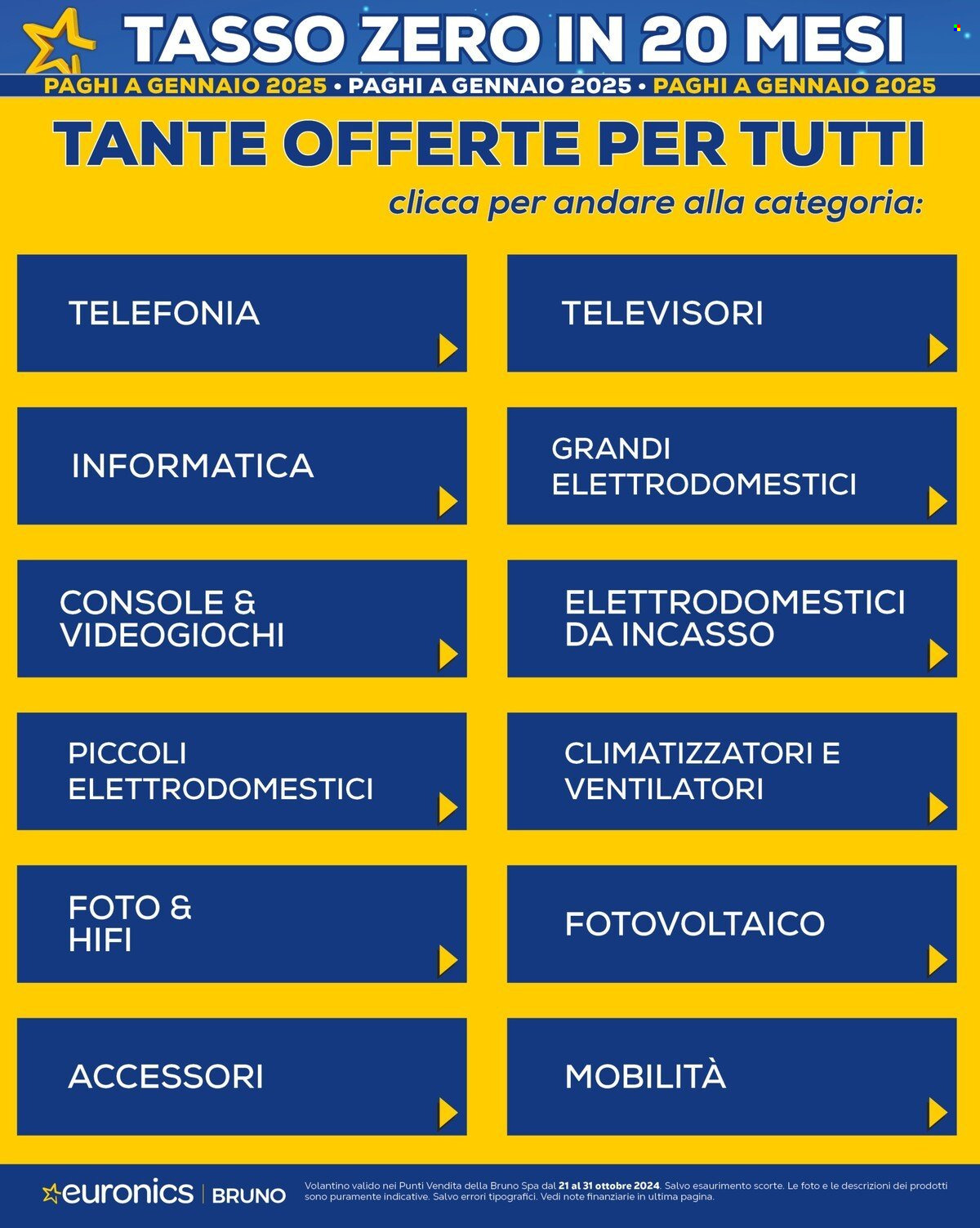 Volantino Euronics - 21/10/2024 - 31/10/2024. Pagina 2