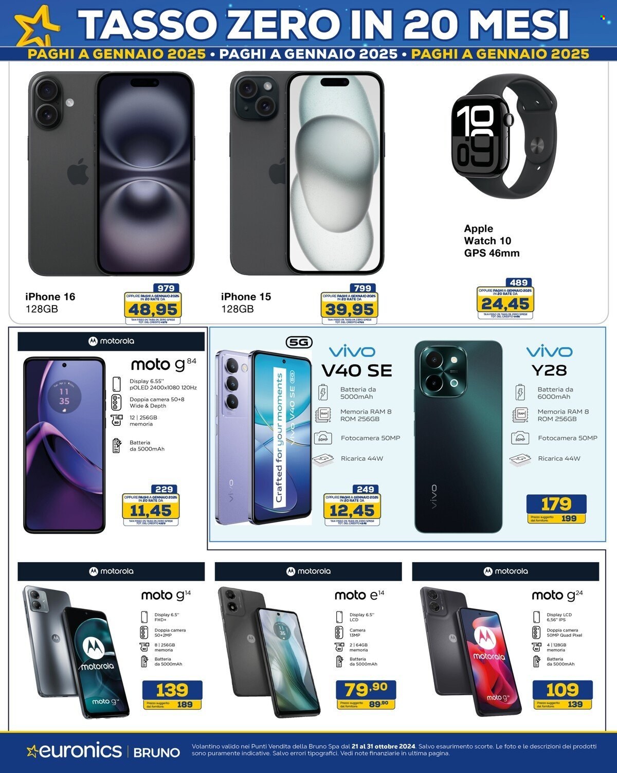 Volantino Euronics - 21/10/2024 - 31/10/2024. Pagina 3