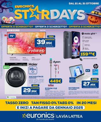 Volantino Euronics - 21/10/2024 - 31/10/2024.