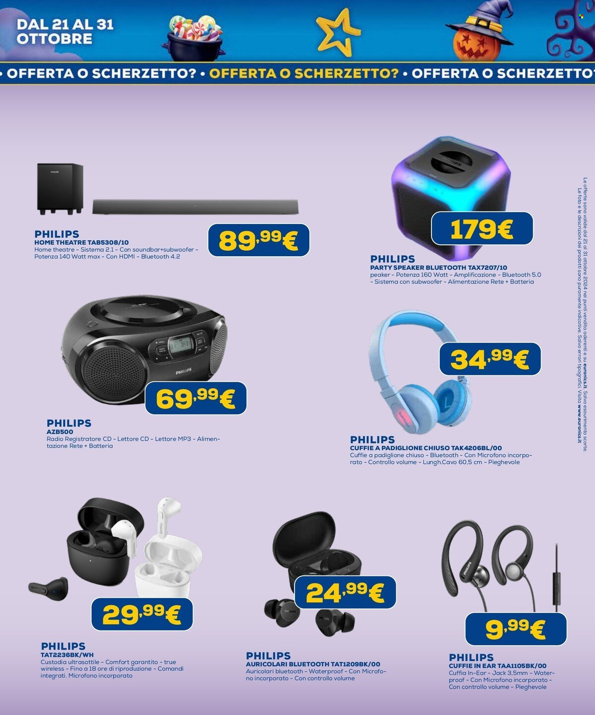 Volantino Euronics - 21/10/2024 - 31/10/2024. Pagina 11