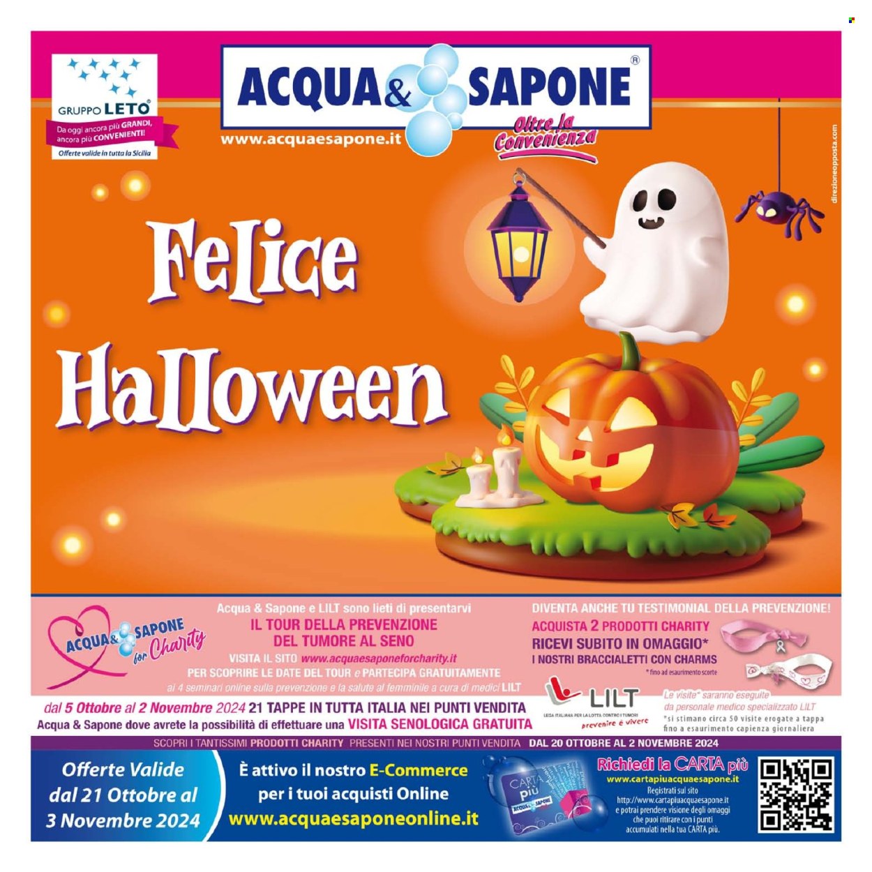 Volantino Acqua & Sapone - 21/10/2024 - 3/11/2024. Pagina 1