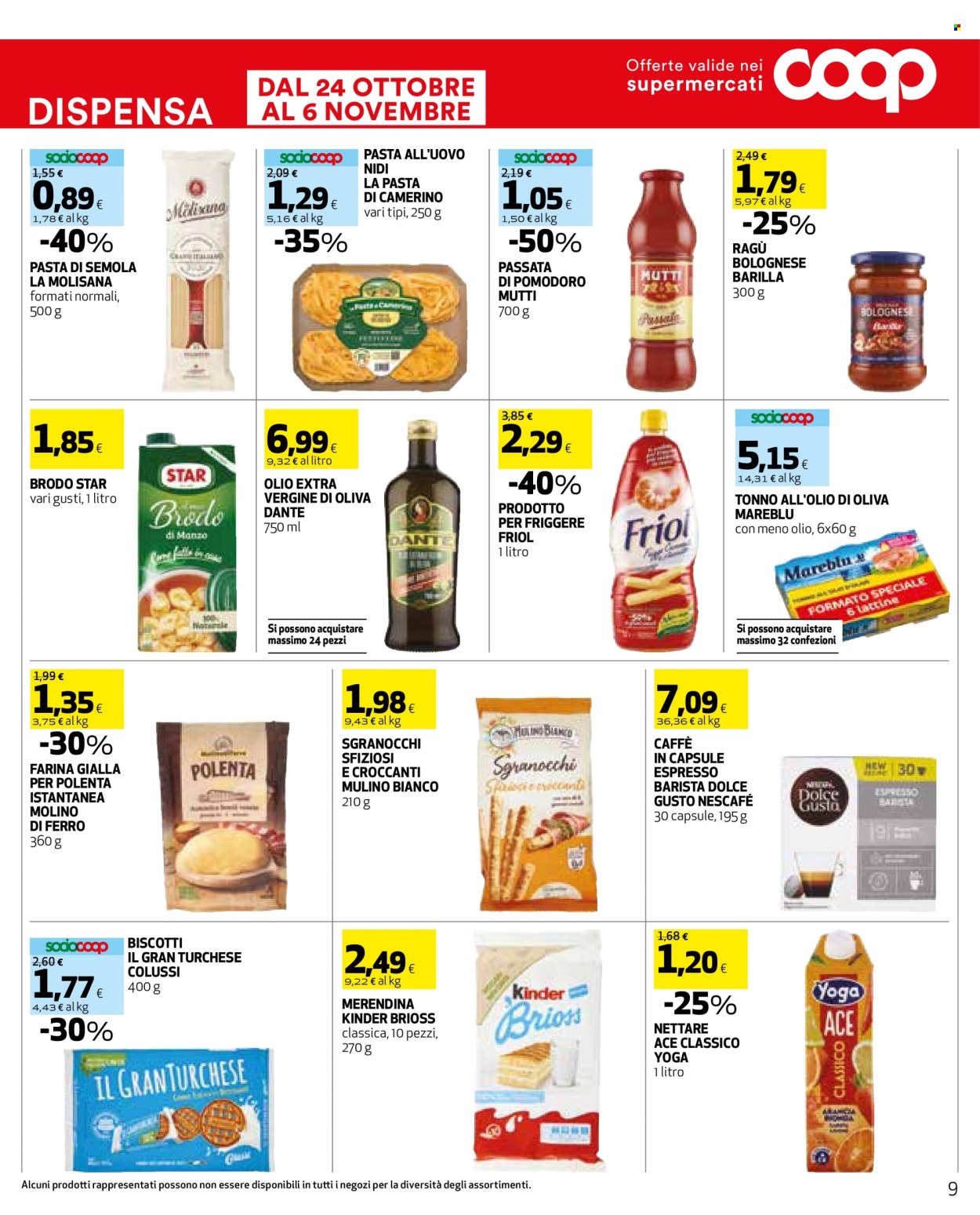 Volantino Coop - 24/10/2024 - 6/11/2024. Pagina 9