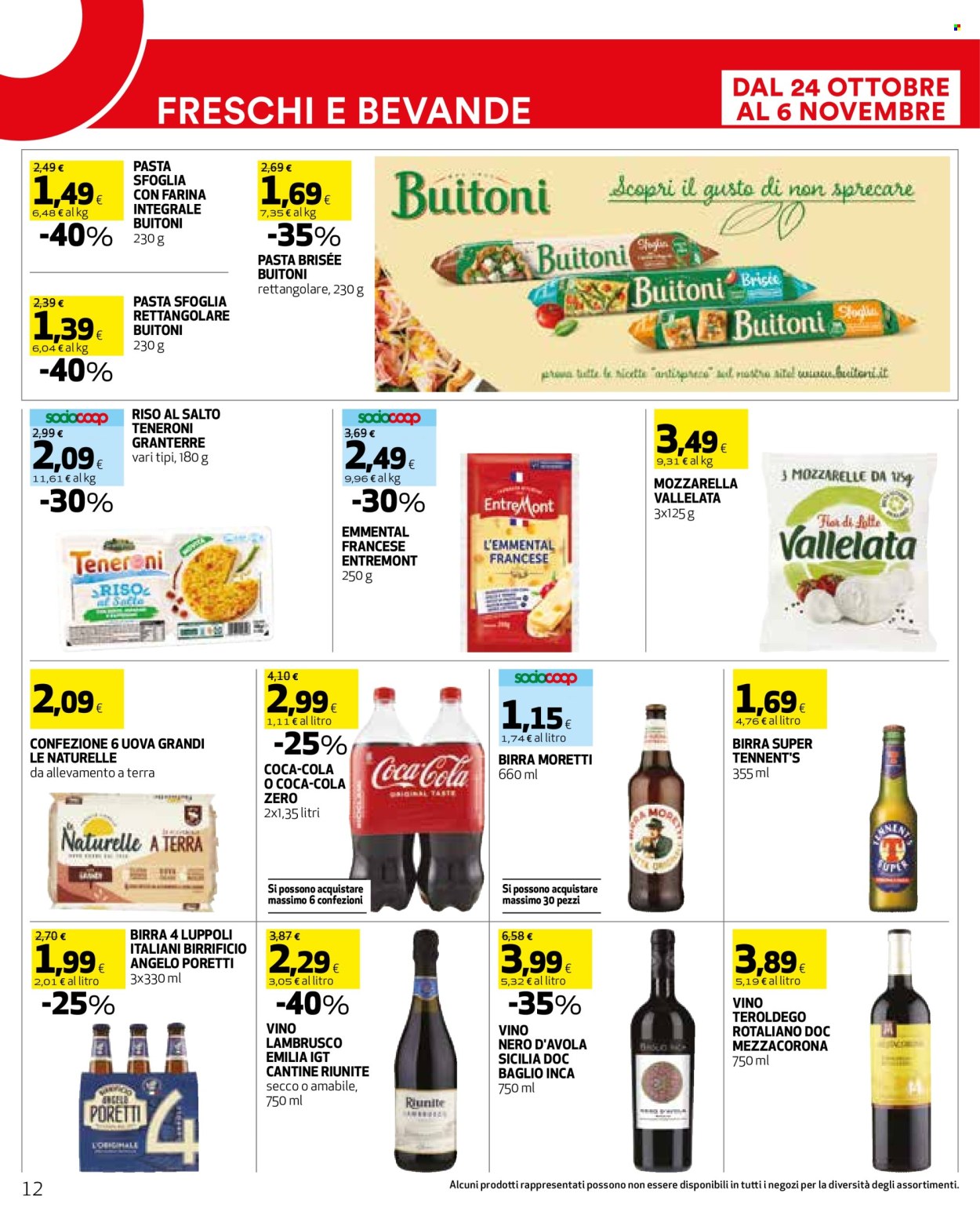 Volantino Coop - 24/10/2024 - 6/11/2024. Pagina 12