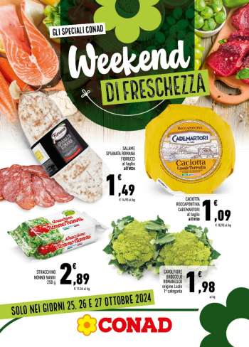 Volantino Conad - 25/10/2024 - 27/10/2024.
