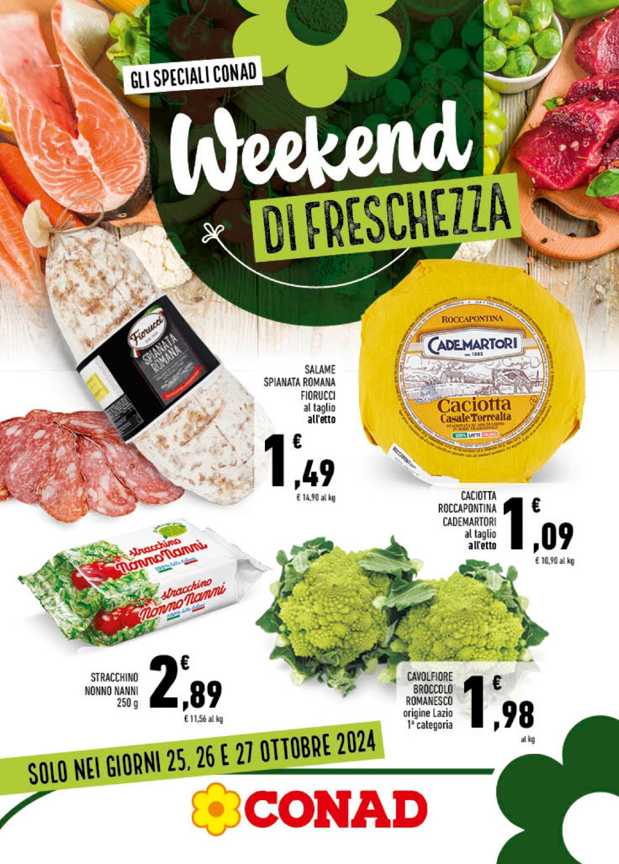 Leták Conad - 25.10.2024 - 27.10.2024. Strana 1