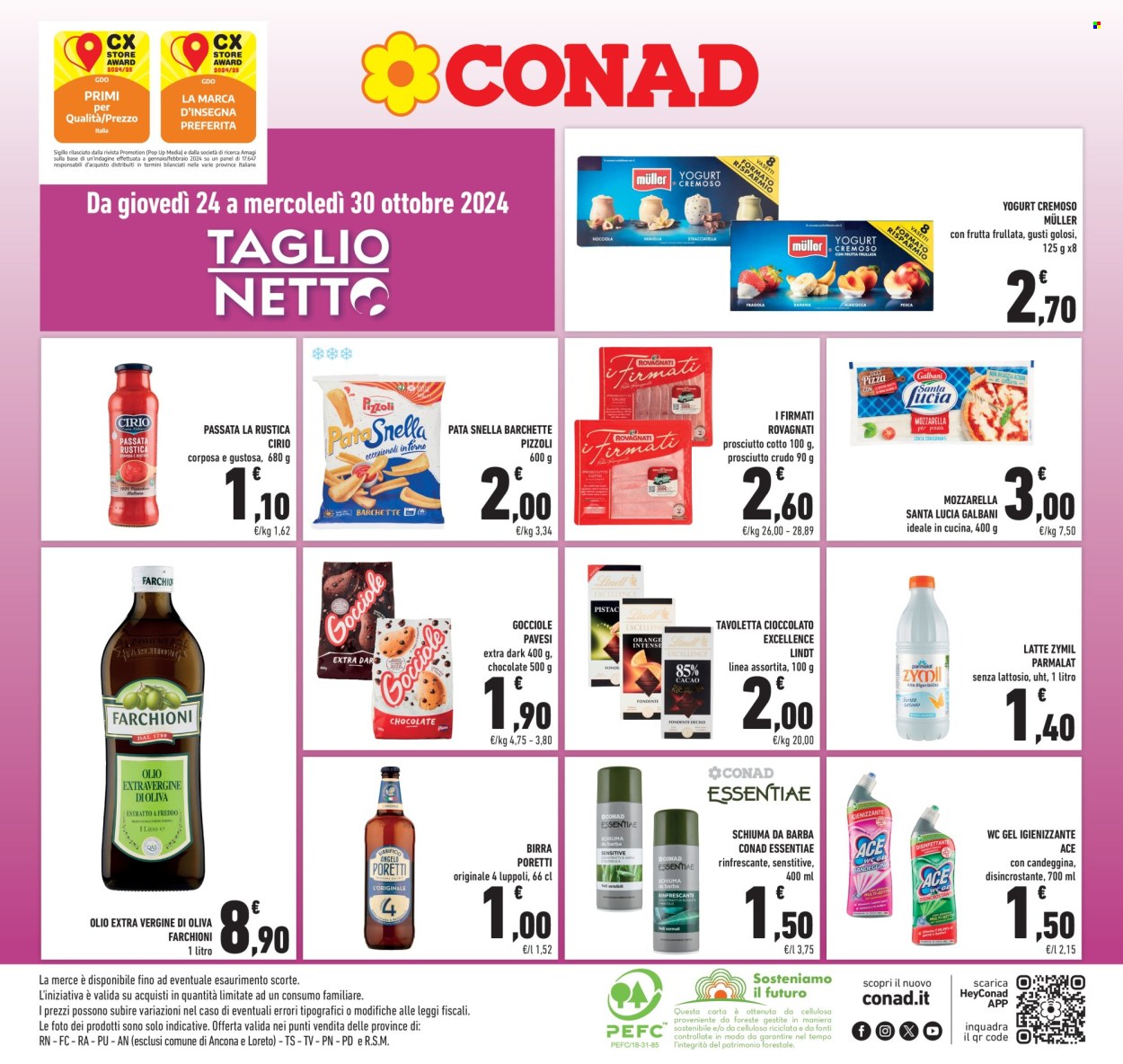 Volantino Conad - 24/10/2024 - 30/10/2024. Pagina 1