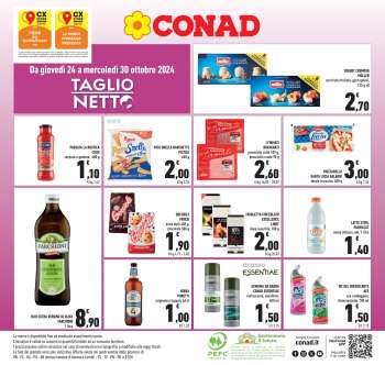 Volantino Conad - 24/10/2024 - 30/10/2024.