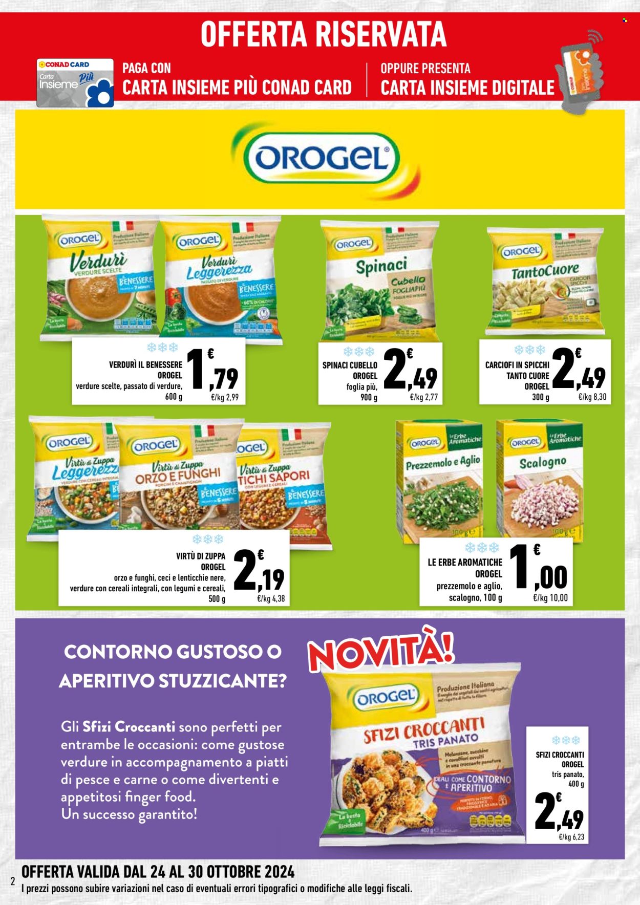 Volantino Spazio Conad - 24/10/2024 - 30/10/2024. Pagina 2