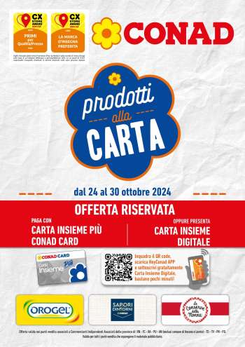 Volantino Conad - 24/10/2024 - 30/10/2024.