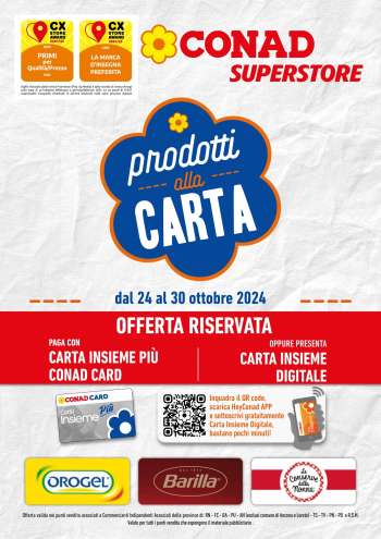 Volantino Conad Superstore - 24/10/2024 - 30/10/2024.