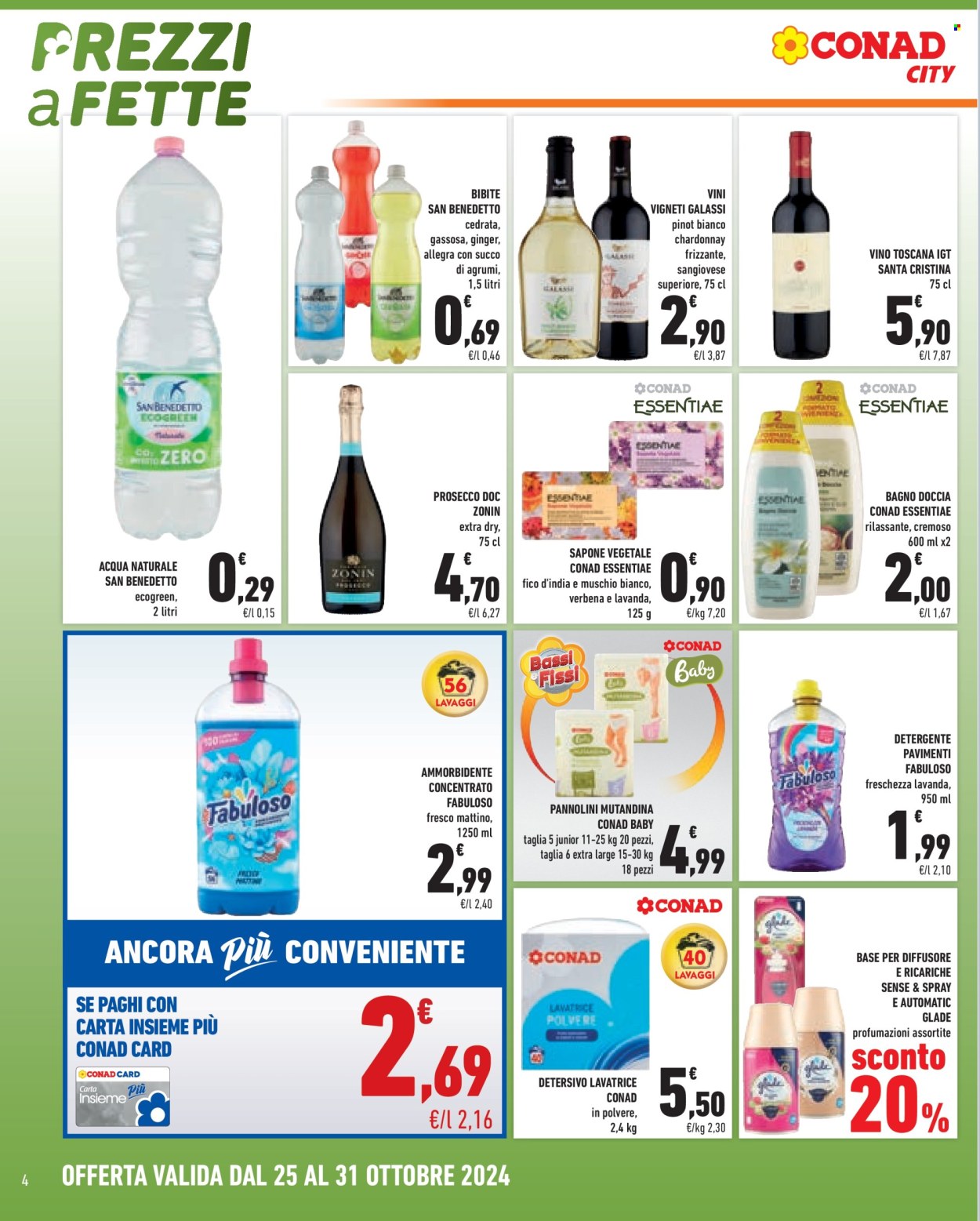 Volantino Conad City - 25/10/2024 - 31/10/2024. Pagina 4