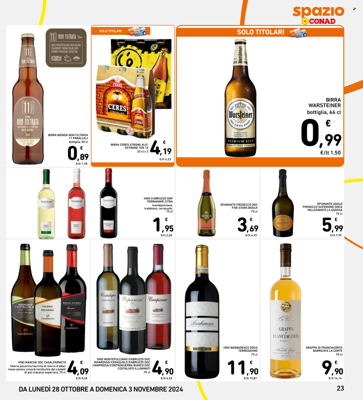 Volantino Spazio Conad - 28/10/2024 - 3/11/2024. Pagina 23
