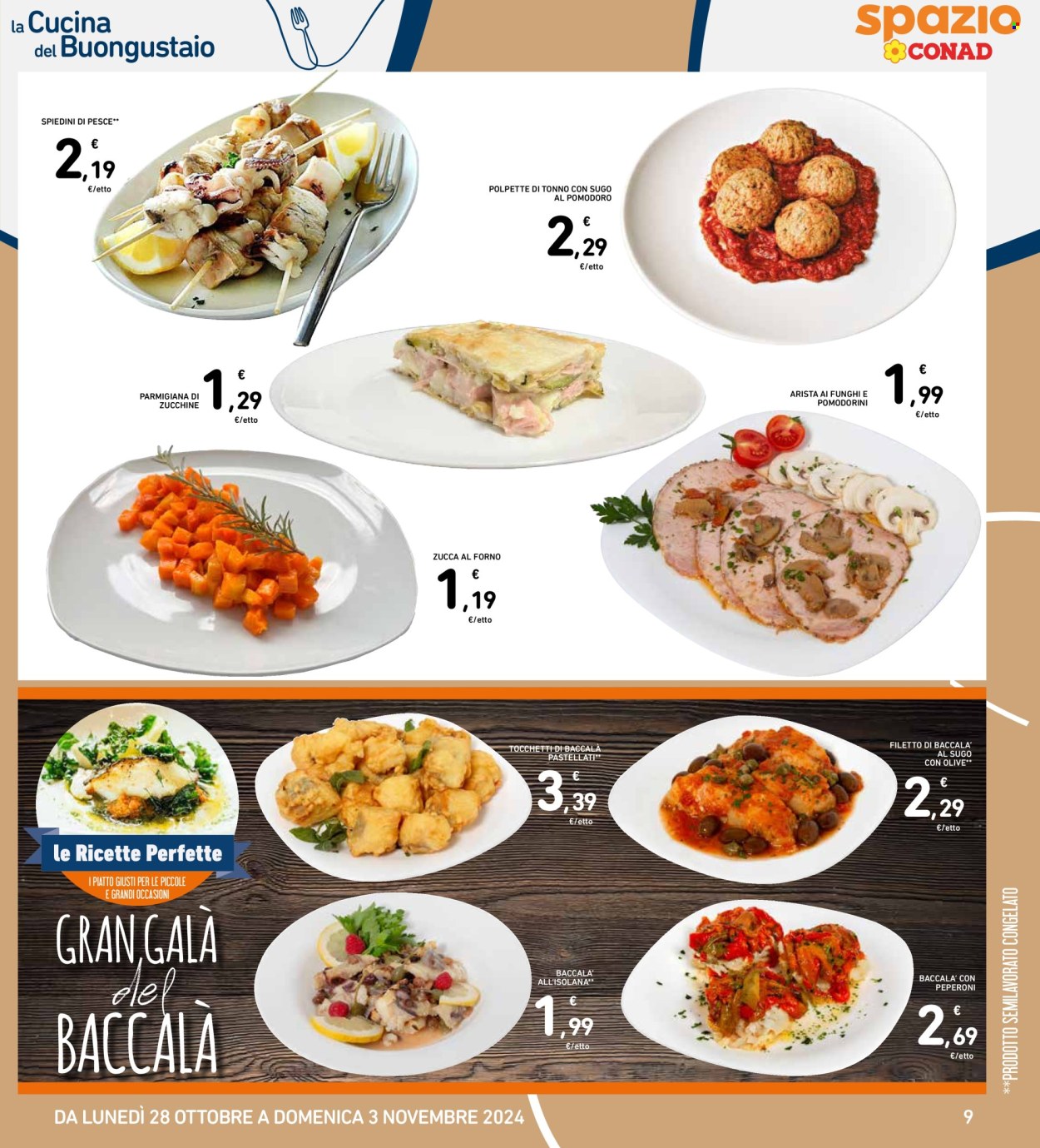 Volantino Spazio Conad - 28/10/2024 - 3/11/2024. Pagina 9