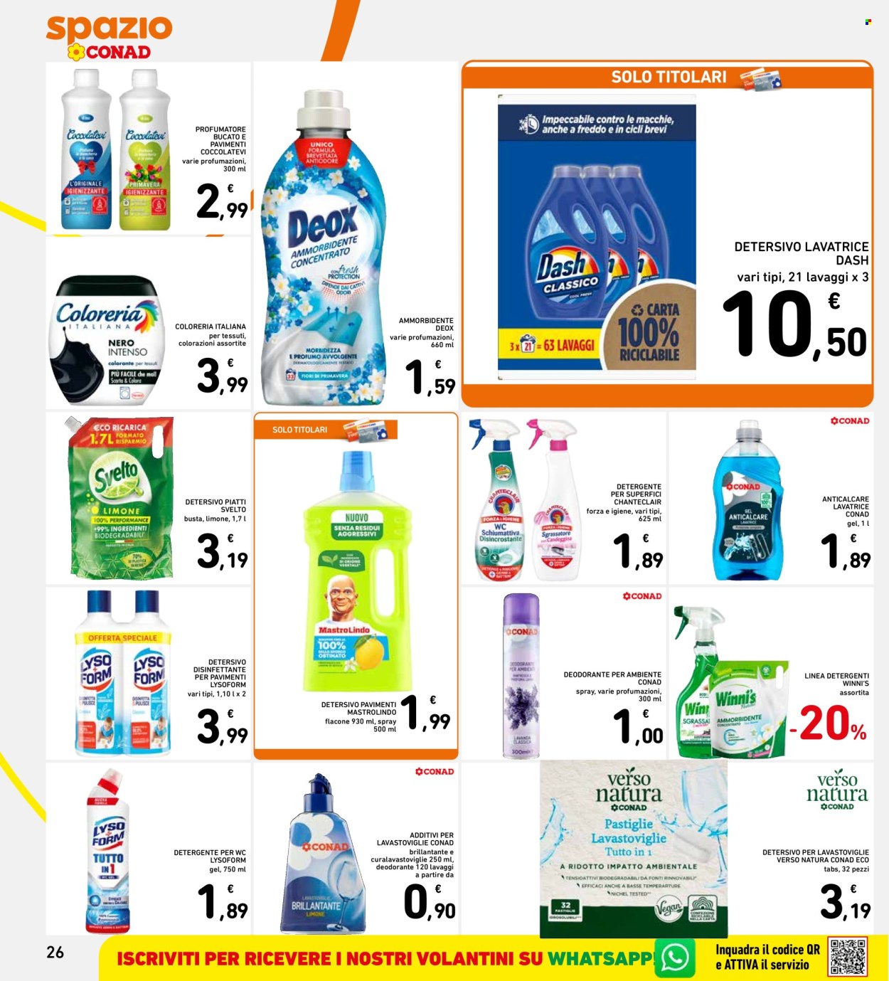 Volantino Spazio Conad - 28/10/2024 - 3/11/2024. Pagina 26