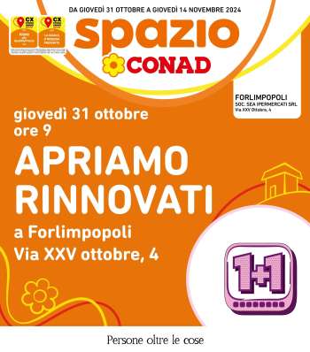 Volantino Spazio Conad - 31/10/2024 - 14/11/2024.