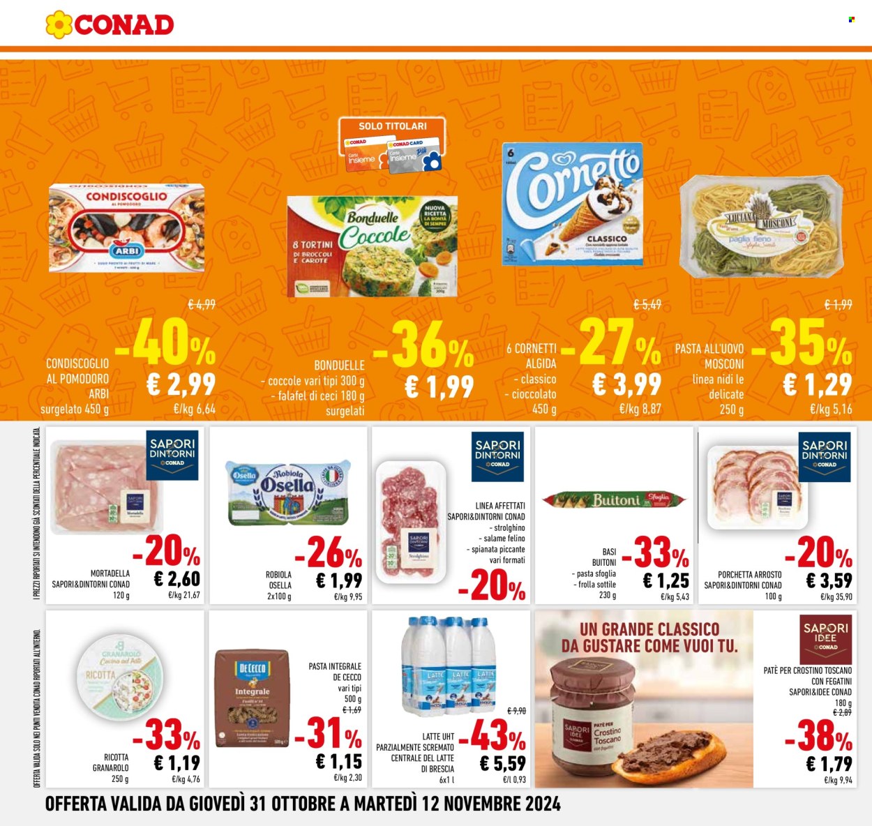 Leták Conad - 31.10.2024 - 12.11.2024. Strana 8