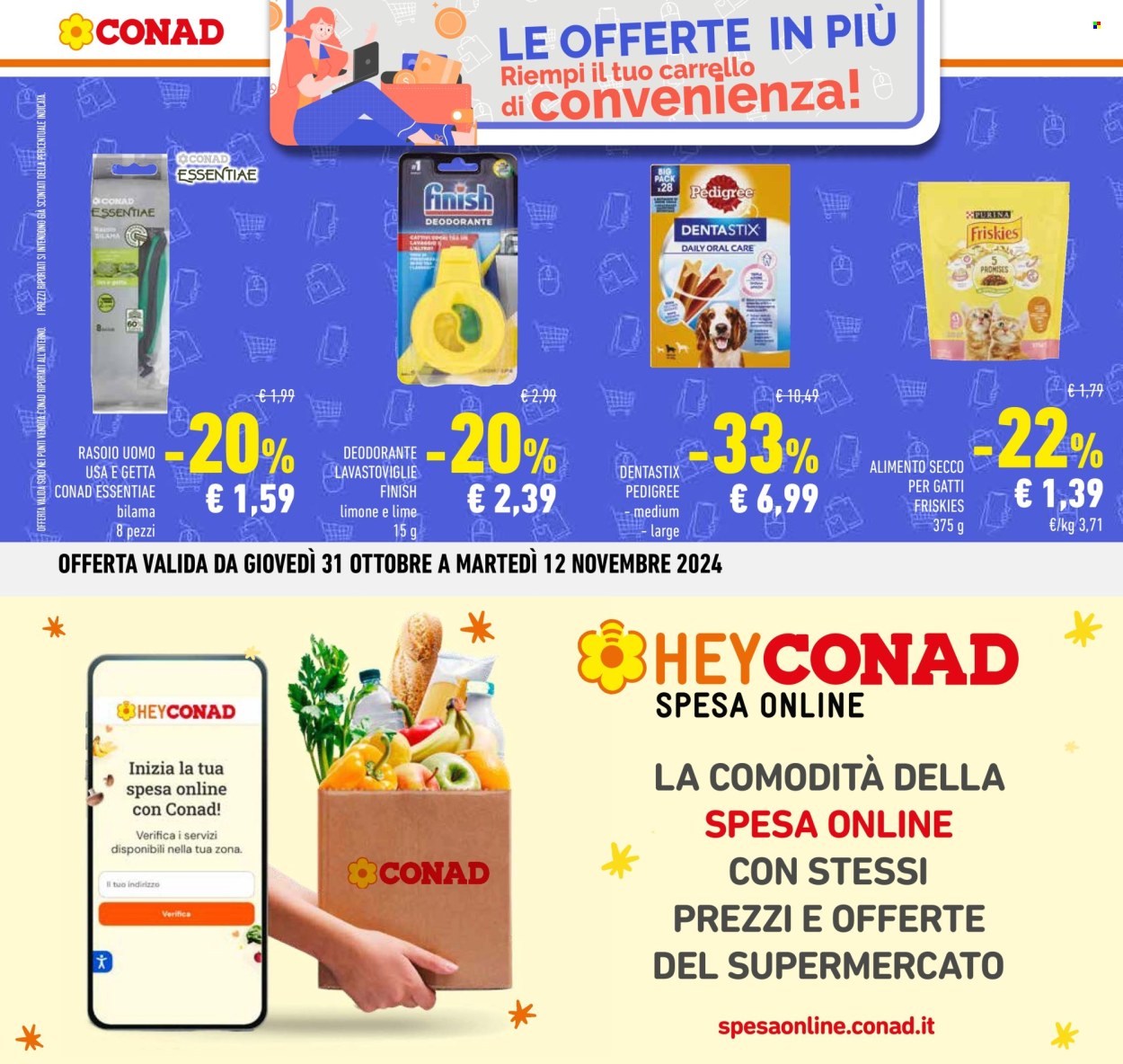 Volantino Conad - 31/10/2024 - 12/11/2024. Pagina 20