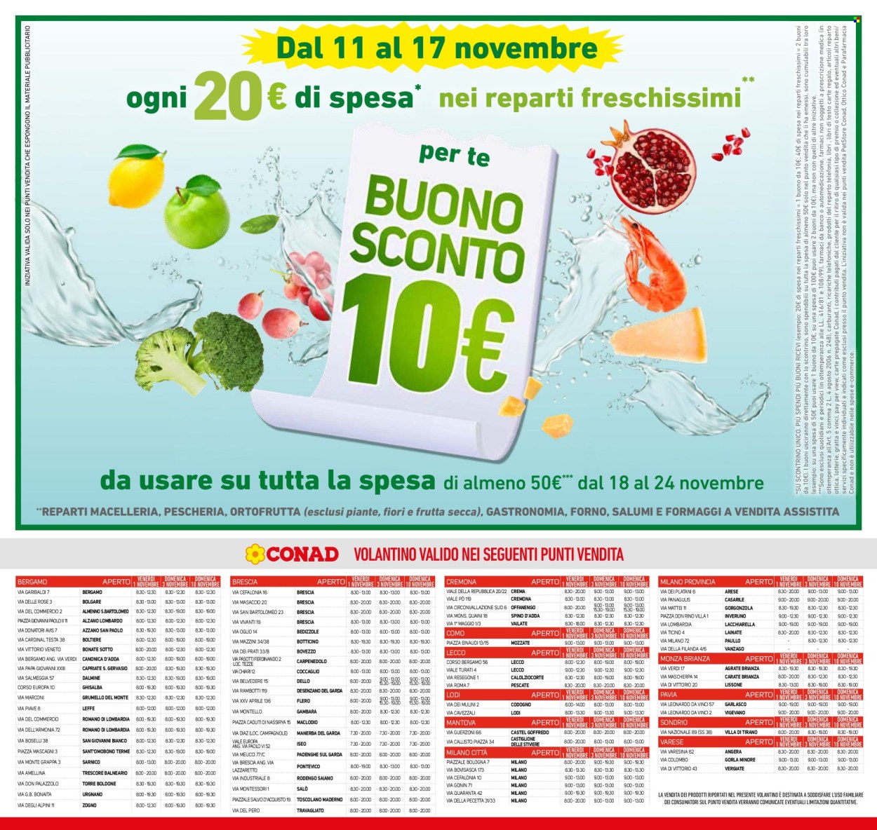 Leták Conad - 31.10.2024 - 12.11.2024. Strana 36