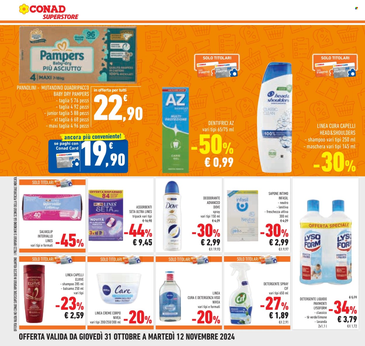 Volantino Conad Superstore - 31/10/2024 - 12/11/2024. Pagina 16