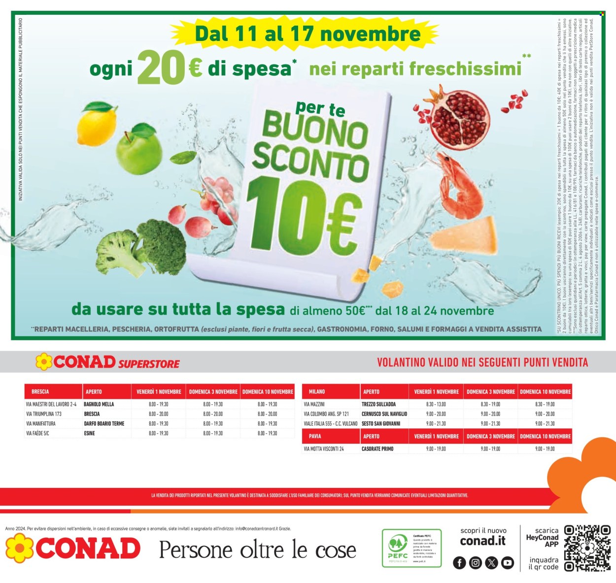 Volantino Conad Superstore - 31/10/2024 - 12/11/2024. Pagina 44