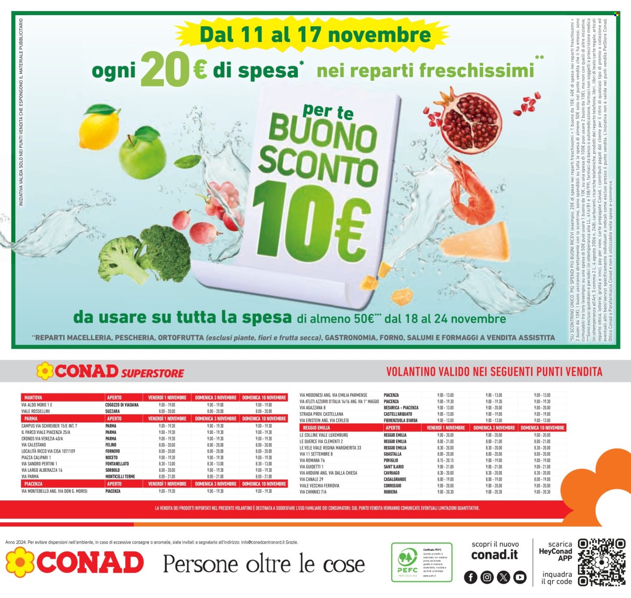 Volantino Conad Superstore - 31/10/2024 - 12/11/2024. Pagina 44