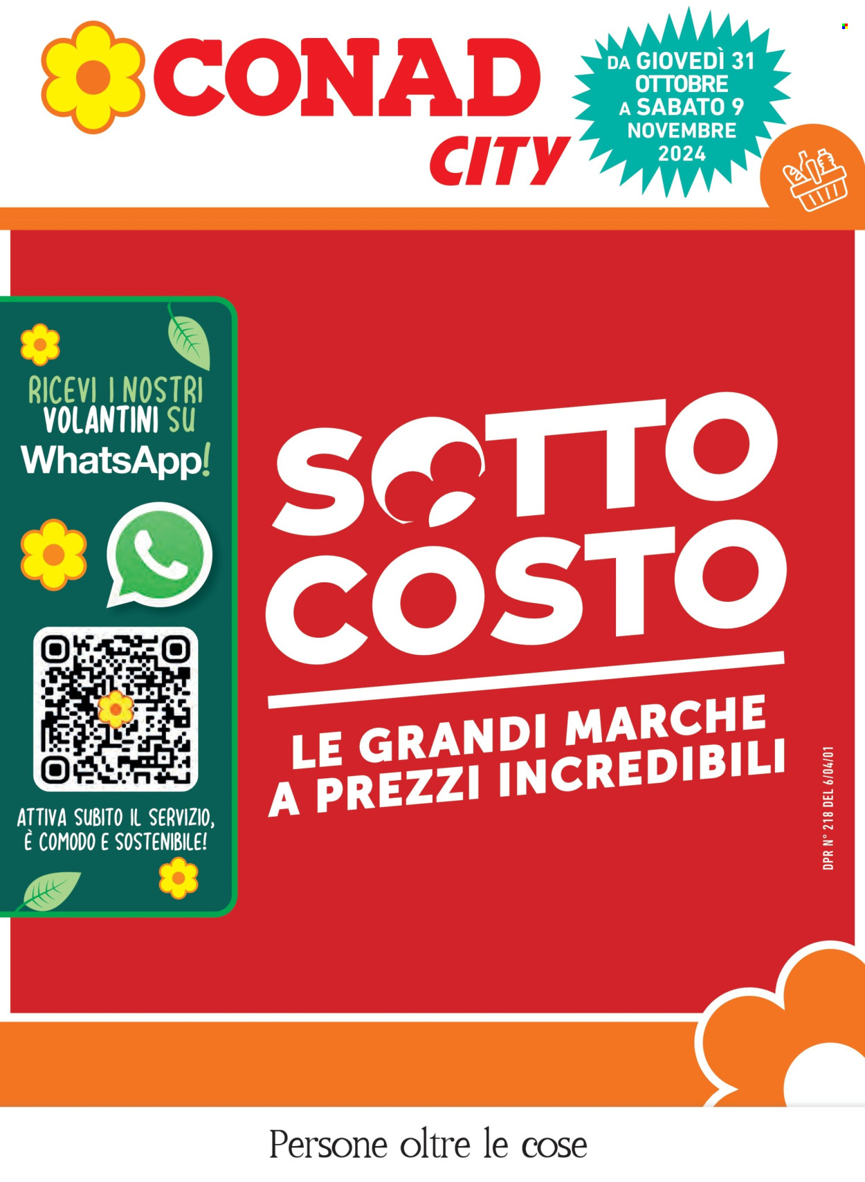 Leták Conad - 31.10.2024 - 12.11.2024. Strana 1