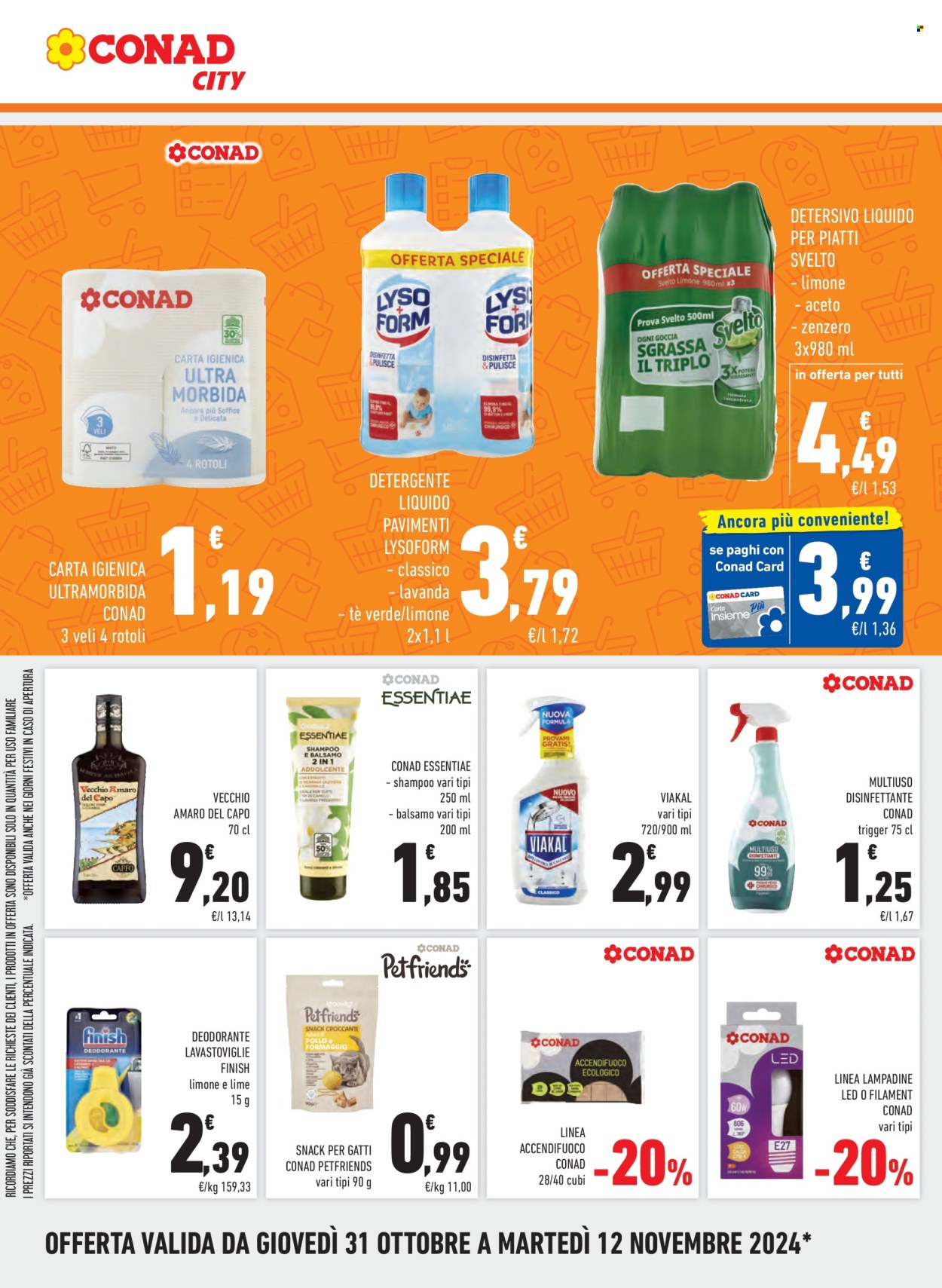Leták Conad - 31.10.2024 - 12.11.2024. Strana 12