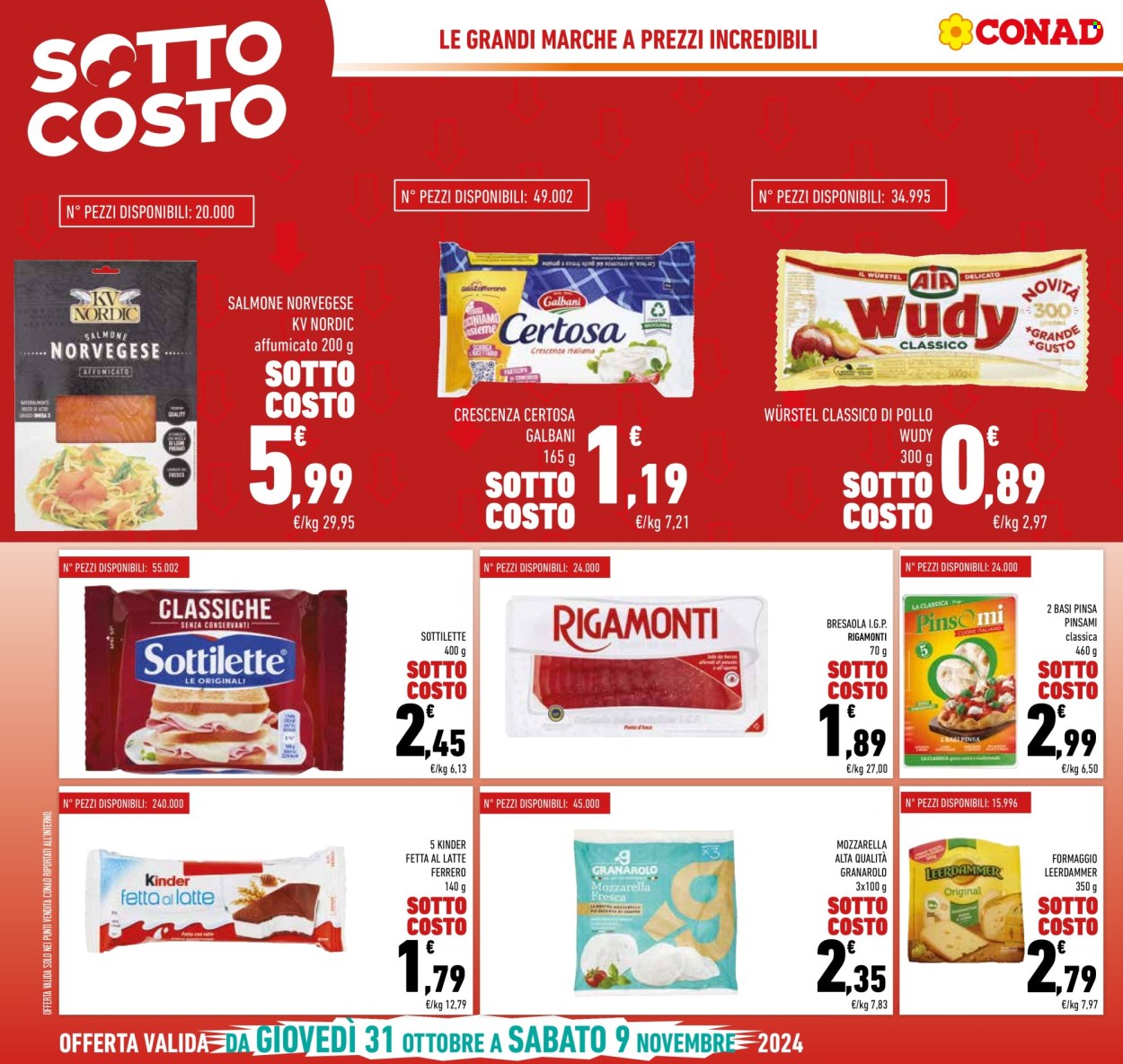 Leták Conad - 31.10.2024 - 12.11.2024. Strana 2
