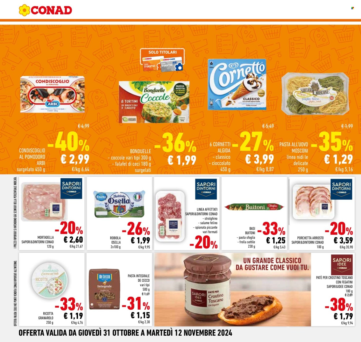 Leták Conad - 31.10.2024 - 12.11.2024. Strana 8