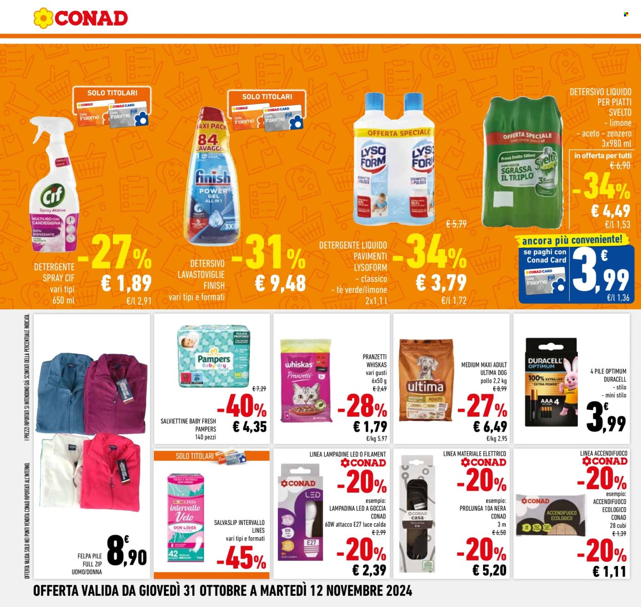 Leták Conad - 31.10.2024 - 12.11.2024. Strana 12