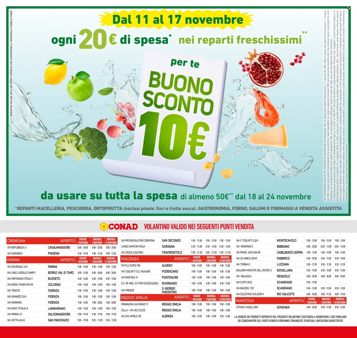Leták Conad - 31.10.2024 - 12.11.2024. Strana 36