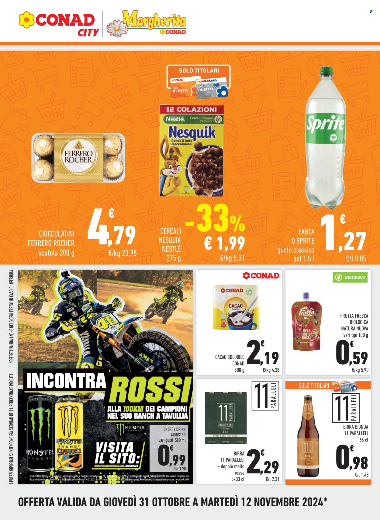Volantino Margherita Conad - 31/10/2024 - 12/11/2024. Pagina 10
