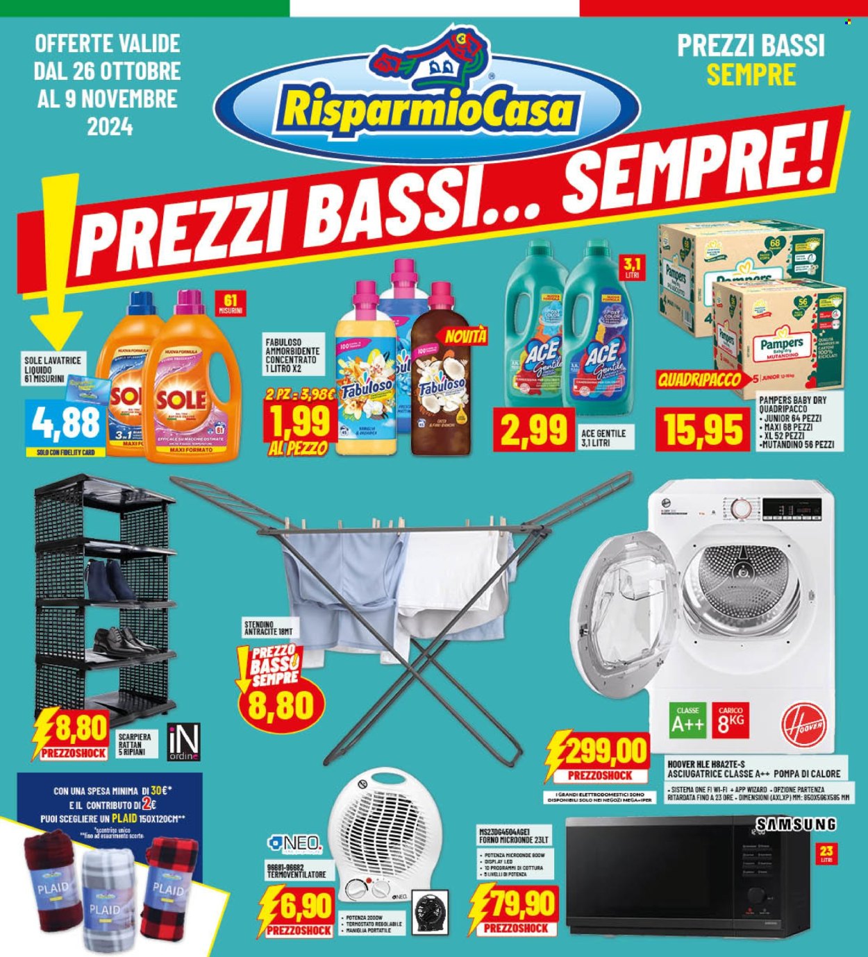 Leták Risparmio Casa - 26.10.2024 - 9.11.2024. Strana 1