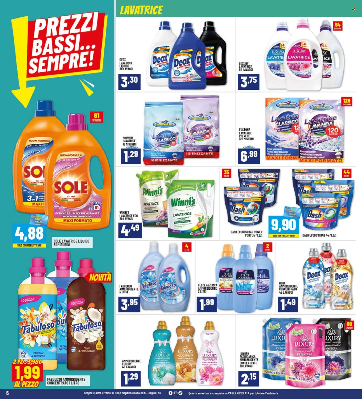 Volantino Risparmio Casa - 26/10/2024 - 9/11/2024. Pagina 6