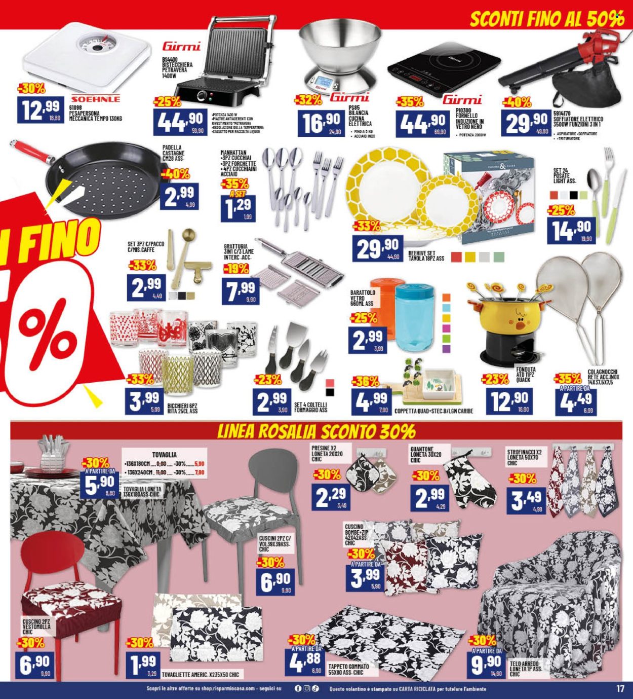 Volantino Risparmio Casa - 26/10/2024 - 9/11/2024. Pagina 17