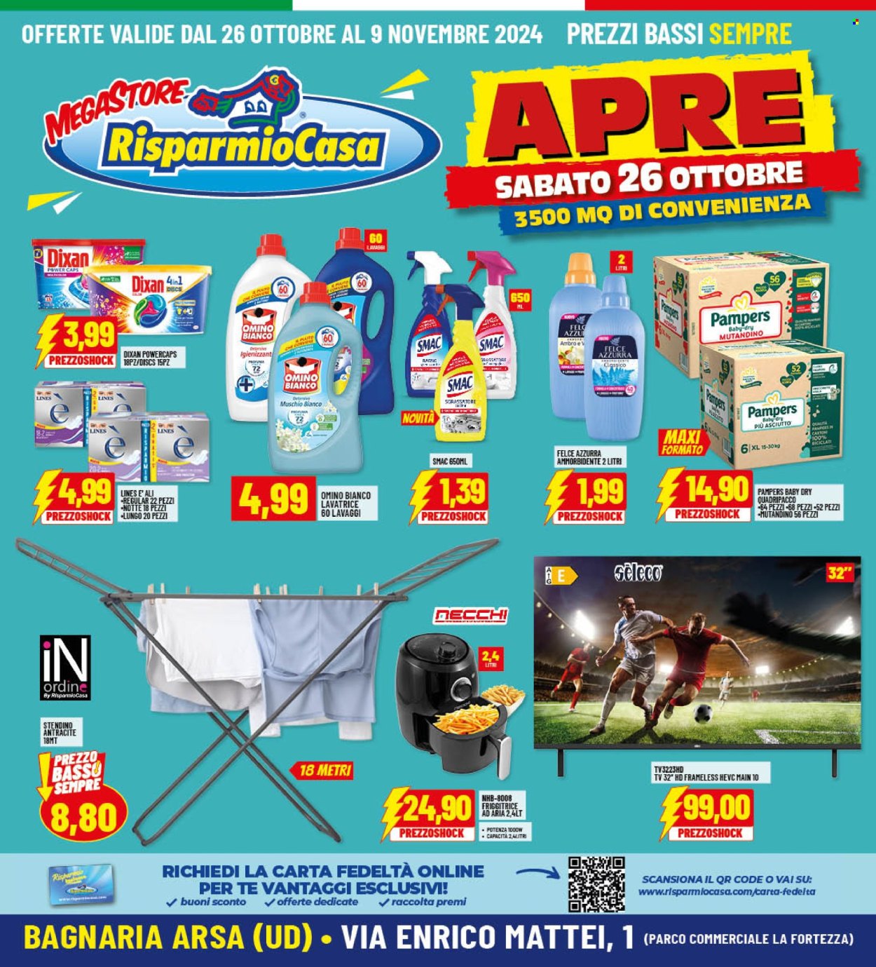 Leták Risparmio Casa Megastore - 26.10.2024 - 9.11.2024. Strana 1