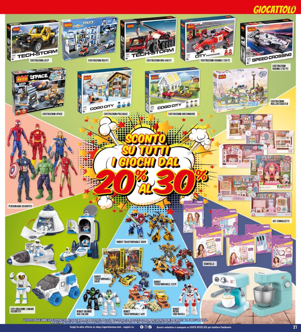 Volantino Risparmio Casa Megastore - 26/10/2024 - 9/11/2024. Pagina 21