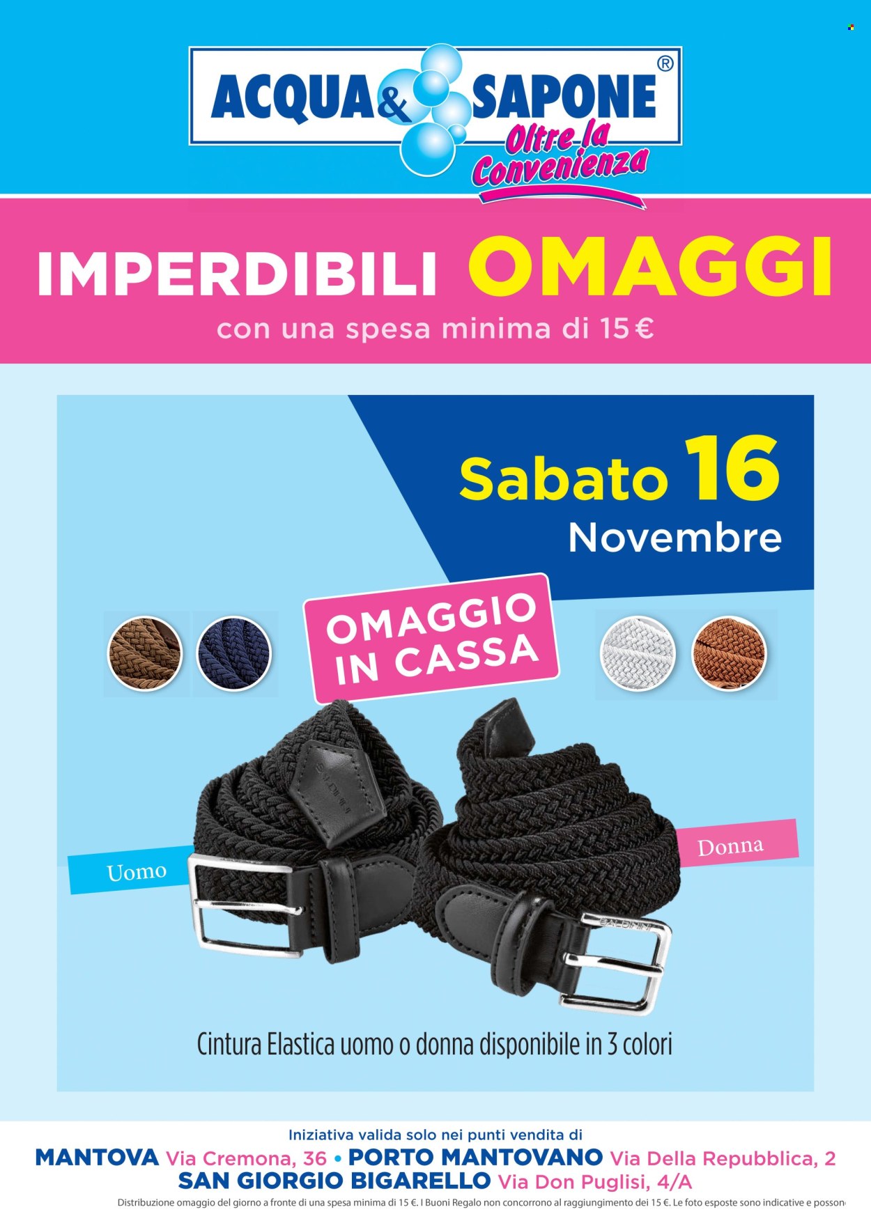 Volantino Acqua & Sapone - 16/11/2024 - 16/11/2024. Pagina 1